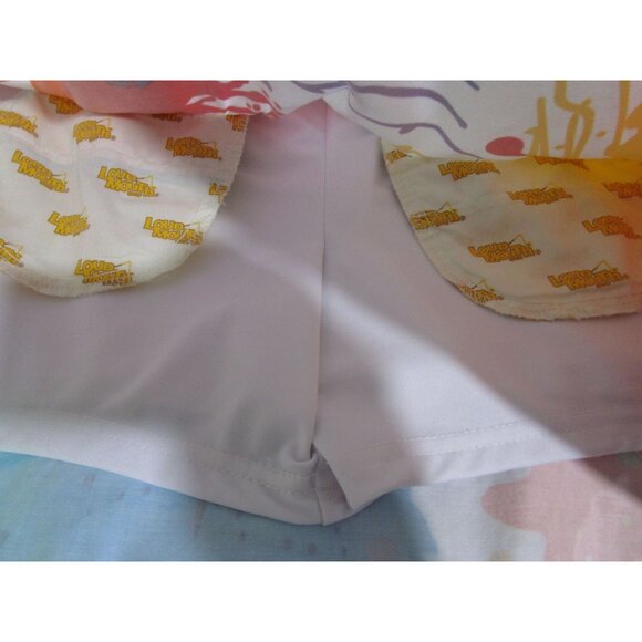 Loudmouth Ladies Splash Art Skort Golf US 8 Bright Paint Splatter Drop Cloth GUC - Picture 6 of 15